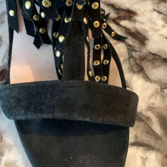 Also black suede double fring strap heels. Worn 3x 125 retail - Picture 5 of 9
